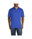 【送料無料】 ランズエンド メンズ ポロシャツ トップス Big & Tall Short Sleeve Polyester Polo Dark cobalt ...