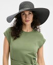 【送料無料】 アイ.エヌ.シー インターナショナル コンセプト レディース 帽子 アクセサリー Oversized Embellished Floppy Hat Black