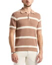 【送料無料】 バッファロー・デイビッド・ビトン メンズ ポロシャツ トップス Men's Winder Short Sleeve Textured Stripe...