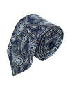 【送料無料】 トラファルガー メンズ ネクタイ アクセサリー Men's Wharton Wavy Paisley Silk Novelty Necktie N...