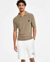 【送料無料】 ヒューゴボス メンズ ポロシャツ トップス Men's Cotton-Blend Logo Relaxed Polo Sweater Medium...