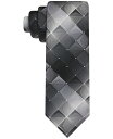 【送料無料】 ヴァンハウセン メンズ ネクタイ アクセサリー Men's Shadow Grid-Pattern Tie Black(4)