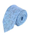 【送料無料】 トラファルガー メンズ ネクタイ アクセサリー Men's Morla The Wise Sea Turtle Linen Blend Novel...