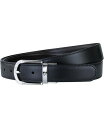 【送料無料】 モンブラン メンズ ベルト アクセサリー Men's Black & Brown Reversible Leather Belt No Color