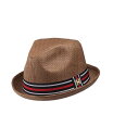 【送料無料】 ピーターグリム レディース 帽子 アクセサリー Depp Fedora Brown