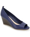 【送料無料】 ケネスコール レディース パンプス シューズ Women's Elinor Mid Wedge Pumps Navy(4)