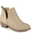 【送料無料】 ジュルネ コレクション レディース ブーツ・レインブーツ シューズ Women's Rimi Notched Ankle Stacked Heel...