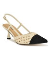 【送料無料】 ナインウェスト レディース パンプス シューズ Women's Railen Pointy Toe Dress Pumps Ivory Black(4)