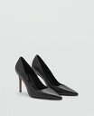 【送料無料】 マンゴ レディース パンプス シューズ Women's Leather Pumps Black