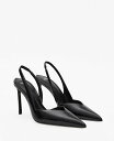 【送料無料】 マンゴ レディース パンプス シューズ Women's Heel Leather Shoes Black