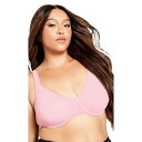 【送料無料】 アベニュー レディース ブラジャー アンダーウェア Plus Size Fashion Smooth Caress Bra Sweet pink