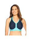 【送料無料】 コンフォート チョイス レディース ブラジャー アンダーウェア Women's Plus Size V-Neck Colorblock Sport...