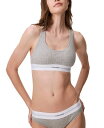 【送料無料】 カルバンクライン レディース ブラジャー アンダーウェア Women's Lightly Lined Bralette QF8018 Grey H...