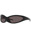 【送料無料】 バレンシアガ メンズ サングラス・アイウェア アクセサリー Unisex Sunglasses BB0251S Black