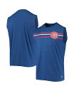 【送料無料】 ニューエラ メンズ タンクトップ トップス Men's Heathered Royal Chicago Cubs Muscle Tank Top ...