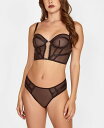【送料無料】 ホーティ レディース ナイトウェア アンダーウェア Women's Underwire Bustier Lingerie Set Black(4)