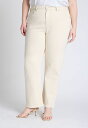 【送料無料】 エロクイ レディース デニムパンツ ジーンズ ボトムス Plus Size The Naomi Comfort Stretch Straight Jean Ecru(4)