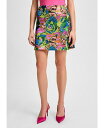 【送料無料】 イザックミズラヒ レディース スカート ボトムス Women's Sequin Floral Mini Skirt Yellow multi(4)