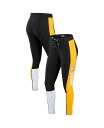 【送料無料】 ウェア バイ エリン アンドルーズ レディース レギンス ボトムス Women's Pittsburgh Steelers Color-block Leggings Black Yellow(4)