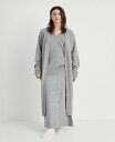 【送料無料】 マンゴ レディース ニット・セーター アウター Women's Long Knitted Cardigan Sweater Gray