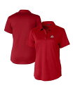 【送料無料】 カッターアンドバック レディース ポロシャツ トップス Women's Ohio State Buckeyes Prospect Textured...