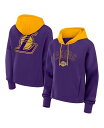 【送料無料】 ファナティクス レディース パーカー・スウェット アウター Women's Purple Los Angeles Lakers Post Up B...