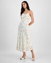 【送料無料】 アンドノウディス レディース ワンピース トップス Women's Shirred Midi Slipdress White Floral(4)