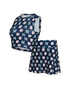 【送料無料】 コンセプツ スポーツ レディース タンクトップ トップス Women's Navy New York Yankees Knit Tank Top ...