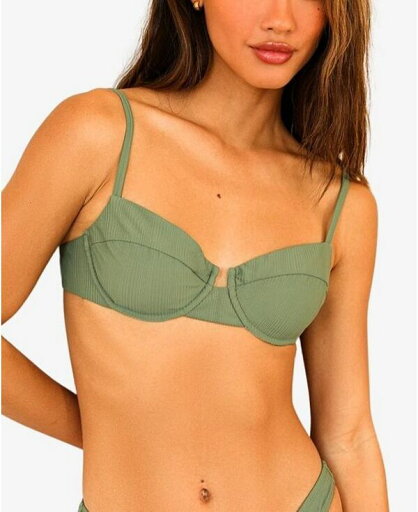 【送料無料】 ディッピン・デイジー レディース トップのみ 水着 Women's Gigi Top Avocado mini rib 【送料無料】 ディッピン・デイジー レディース トップのみ 水着 Women's Gigi Top Avocado mini rib