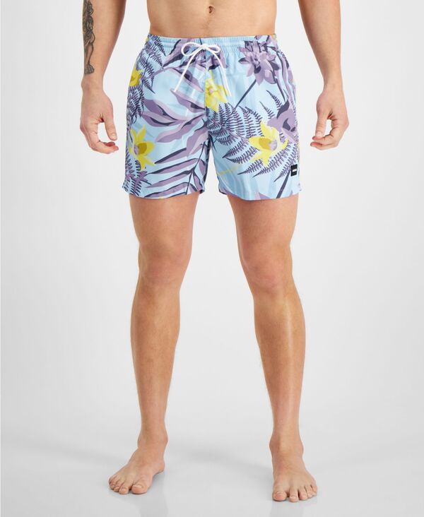 【送料無料】 ヒューゴボス メンズ ハーフパンツ・ショーツ 水着 Men's Printed Quick-Drying Swim Shorts Medium Purple