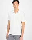 【送料無料】 アルファニ メンズ ポロシャツ トップス Men's Geo-Pattern Polo Shirt Sugar Swiz