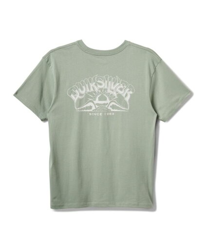 【送料無料】 クイックシルバー メンズ Tシャツ トップス Men's A Frame Arch Short Sleeve T-Shirt Herb 【送料無料】 クイックシルバー メンズ Tシャツ トップス Men's A Frame Arch Short Sleeve T-Shirt Herb