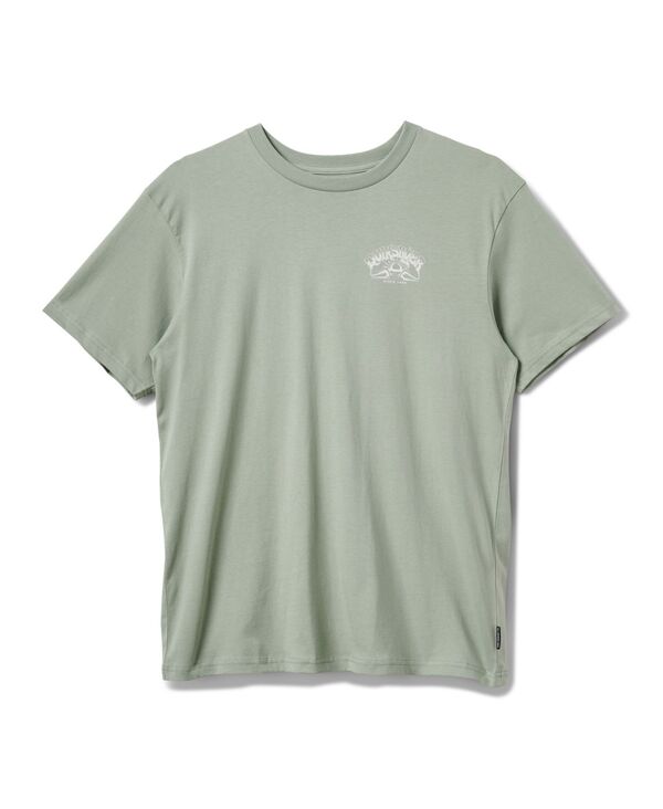 【送料無料】 クイックシルバー メンズ Tシャツ トップス Men's A Frame Arch Short Sleeve T-Shirt Herb