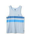【送料無料】 クイックシルバー メンズ Tシャツ トップス Men's Everyday Stripe Tank Top Skyway