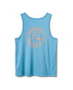 【送料無料】 クイックシルバー メンズ Tシャツ トップス Men's Bubbles Sleeveless Tank Top Aqua Blue