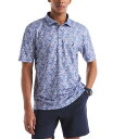 【送料無料】 ナウティカ メンズ ポロシャツ トップス Men's Classic-Fit Moisture-Wicking Printed Performan...
