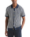 【送料無料】 ナウティカ メンズ ポロシャツ トップス Men's Classic-Fit Stripe Sweater-Knit Polo Shirt Lap...