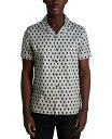 【送料無料】 カール ラガーフェルド メンズ シャツ トップス Men's Regular-Fit Geometric Button-Down Camp Shirt Tan