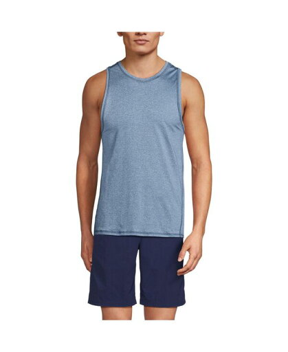 【送料無料】 ランズエンド メンズ Tシャツ トップス Men's UPF 50 Pool Tank Evening blue heather 【送料無料】 ランズエンド メンズ Tシャツ トップス Men's UPF 50 Pool Tank Evening blue heather