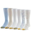 【送料無料】 ゴールドトゥ メンズ 靴下 アンダーウェア Men's 6-Pack Casual Harrington Socks Asst 16(4)