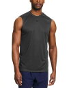 【送料無料】 リーボック メンズ タンクトップ トップス Men's Sleeveless Logo Tech Tank Top Grey 6