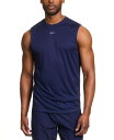 【送料無料】 リーボック メンズ タンクトップ トップス Men's Sleeveless Logo Tech Tank Top Vector Navy