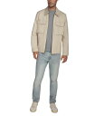 【送料無料】 リーバイス メンズ ジャケット・ブルゾン アウター Men's Solid Full-Zip Shirt Jacket Cream