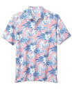 【送料無料】 トッミーバハマ メンズ ポロシャツ トップス Men's Costa Wave Hibiscus Polo Cabana Pink