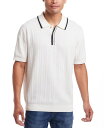 【送料無料】 ウェザープルーフ メンズ ポロシャツ トップス Men's Regular-Fit Tipped Herringbone Sweater-Knit...