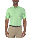【送料無料】 ピージーエーツアー メンズ ポロシャツ トップス Men's Micro-Jacquard Polo Shirt Spring Bud