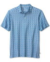 【送料無料】 トッミーバハマ メンズ ポロシャツ トップス Men's Ocean Mosaic Printed Short Sleeve Polo Shirt...