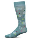 【送料無料】 メモイ メンズ 靴下 アンダーウェア Men's Tennis Rayon Crew Socks Dusty green(4)