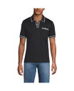 【送料無料】 ランズエンド メンズ ポロシャツ トップス Men's Short Sleeve Tipped Welt Pocket Supima Polo B...