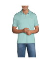 【送料無料】 ランズエンド メンズ ポロシャツ トップス Men's Short Sleeve Tipped Welt Pocket Supima Polo P...